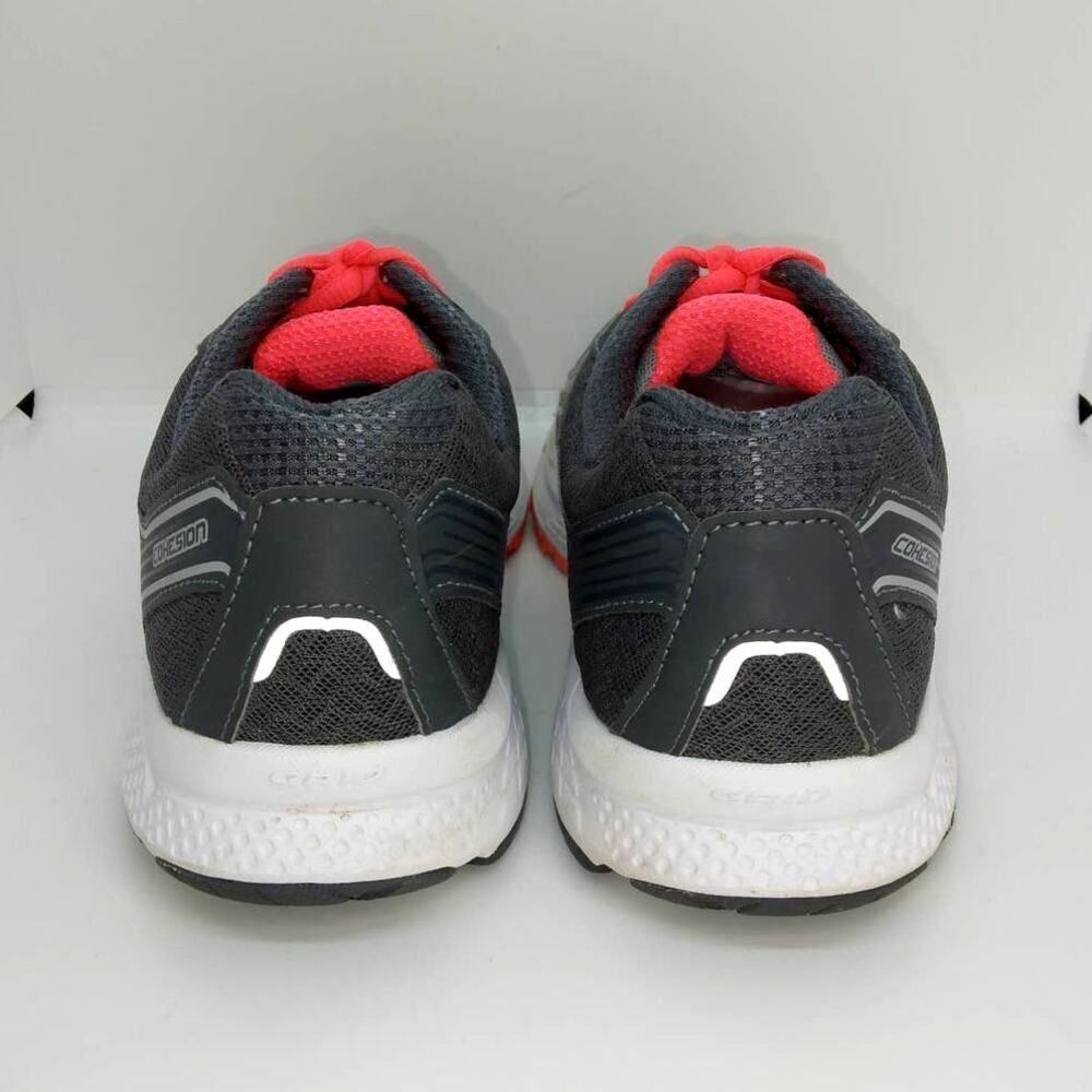 Saucony Grid Cohesion 10 Women's Pre-owned Gray/Coral Running Sneakers - sz. 10 - Picture 4 of 6